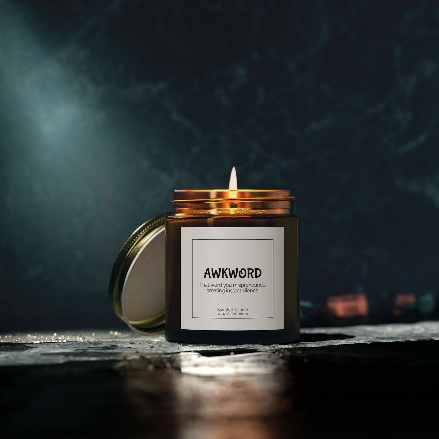 Awkword Scented Coconut Apricot Candles