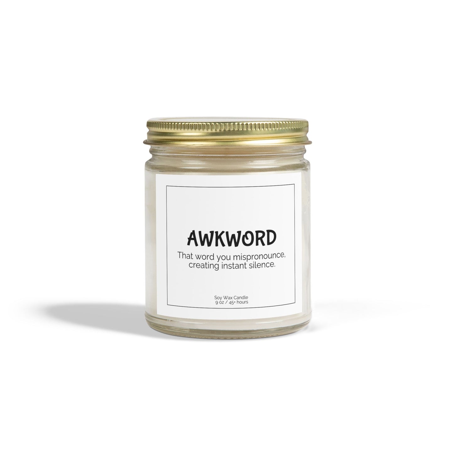 Awkword Scented Coconut Apricot Candles