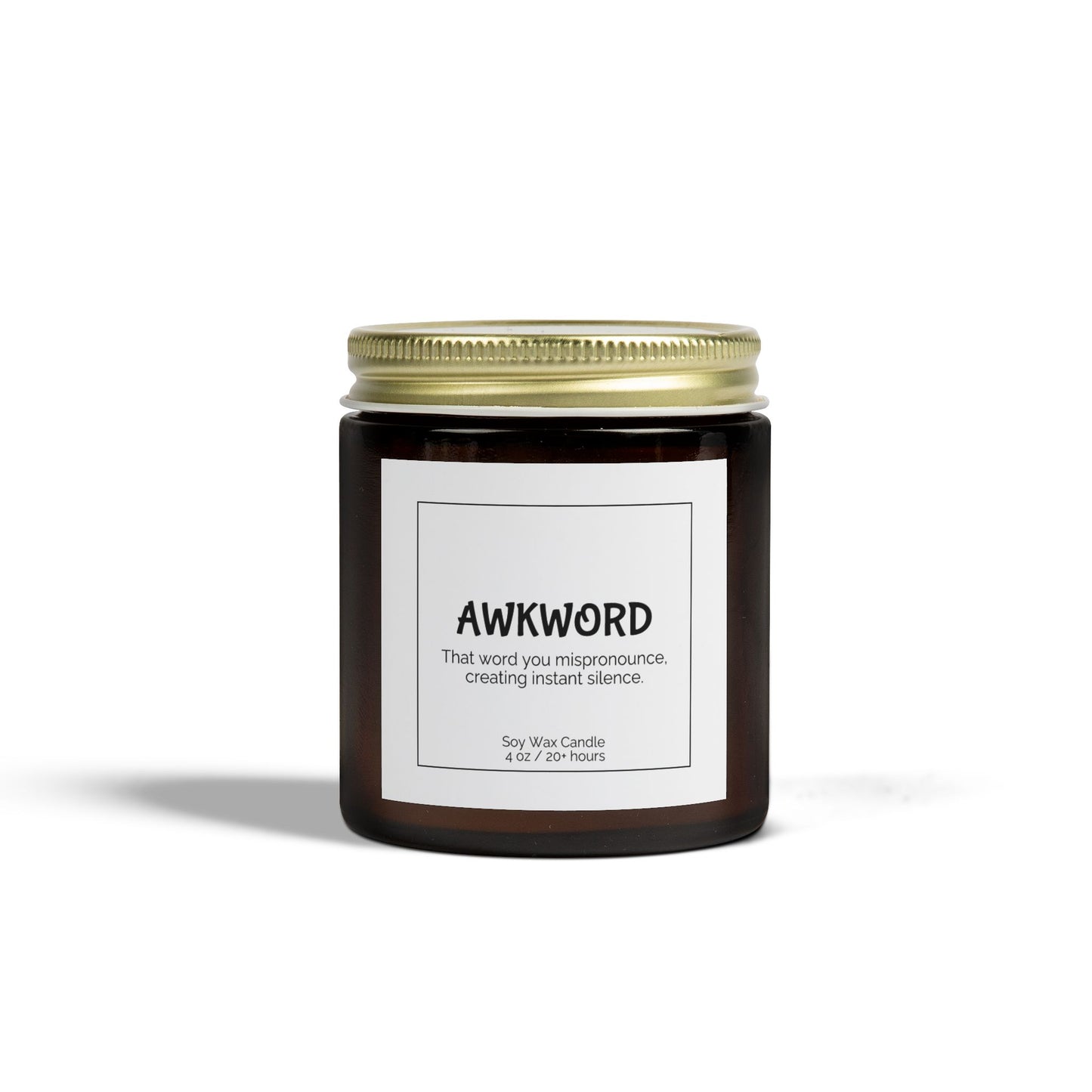 Awkword Scented Coconut Apricot Candles