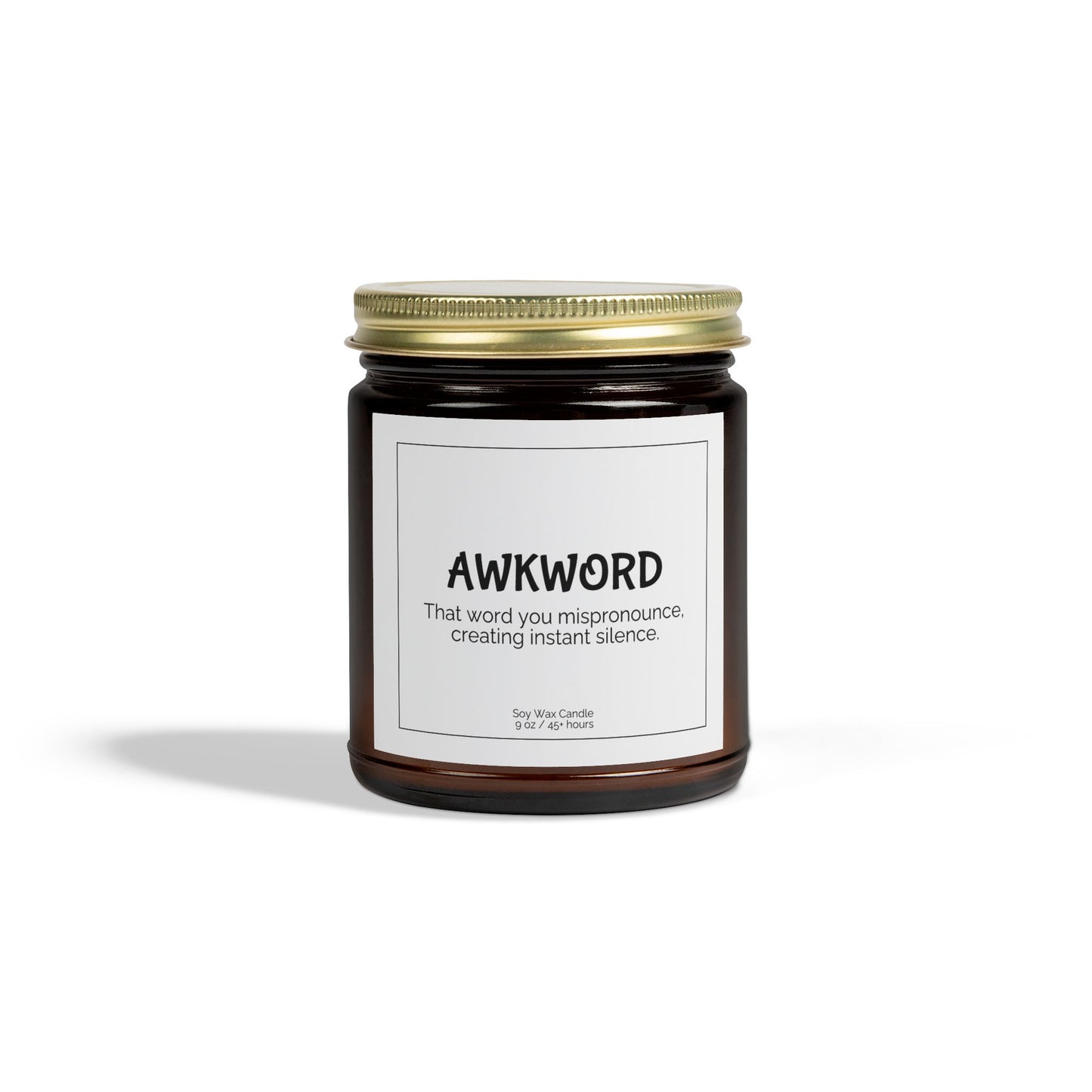Awkword Scented Coconut Apricot Candles
