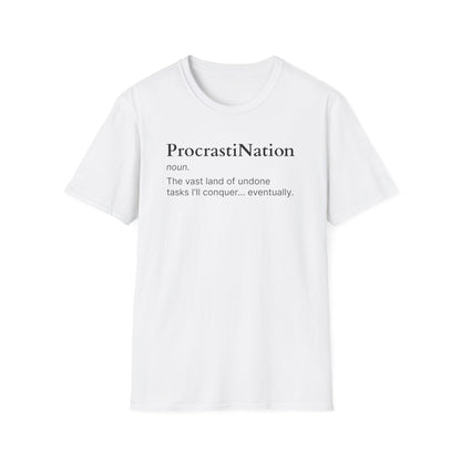 ProcastiNation Unisex Softstyle T-Shirt