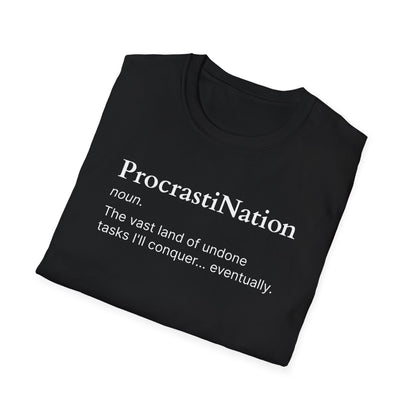 ProcastiNation Unisex Softstyle T-Shirt