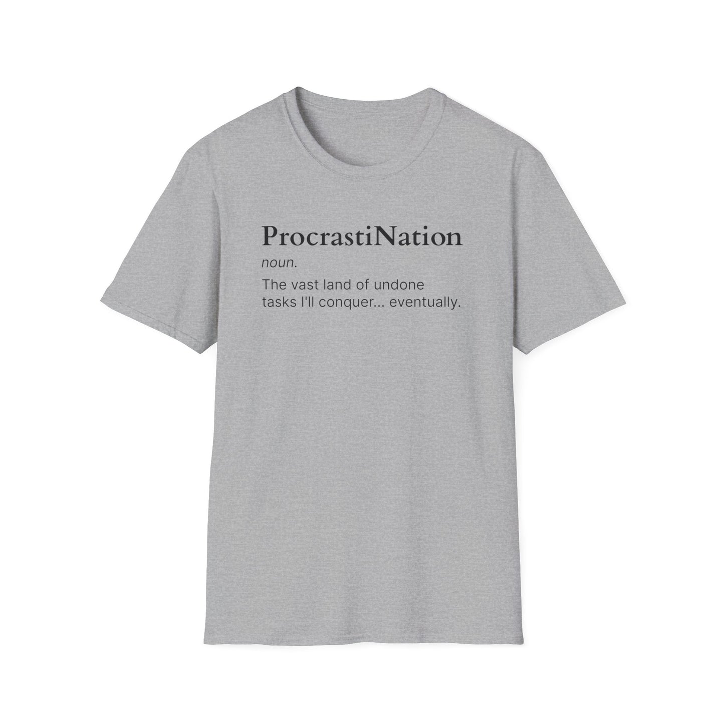 ProcastiNation Unisex Softstyle T-Shirt