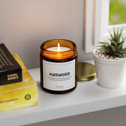 Awkword Scented Coconut Apricot Candles