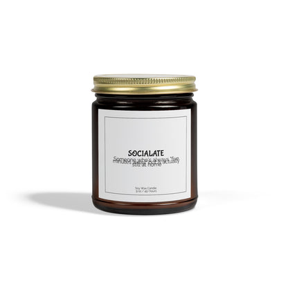 Socialate Scented Coconut Apricot Candles