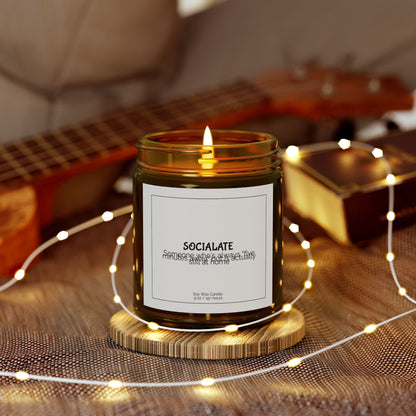 Socialate Scented Coconut Apricot Candles