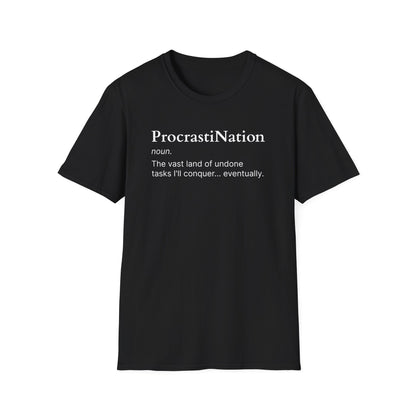 ProcastiNation Unisex Softstyle T-Shirt