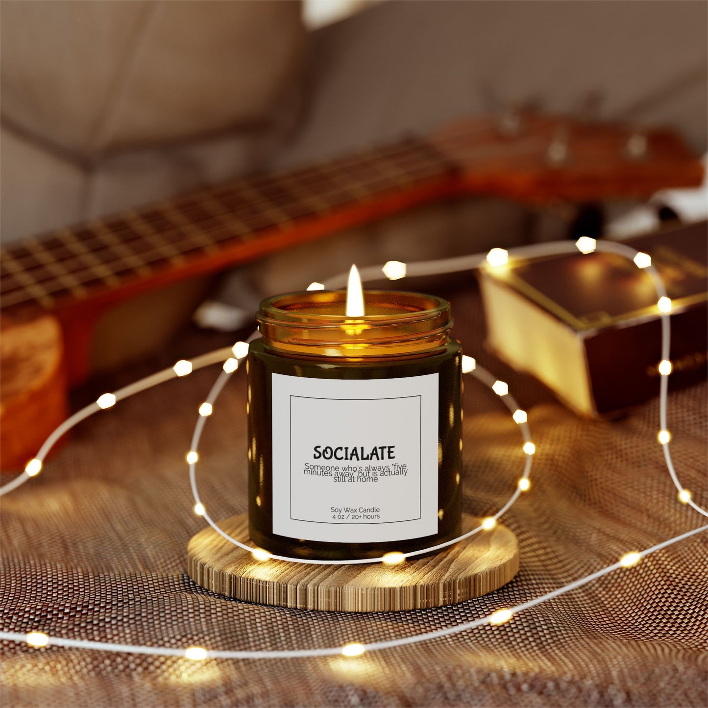 Socialate Scented Coconut Apricot Candles